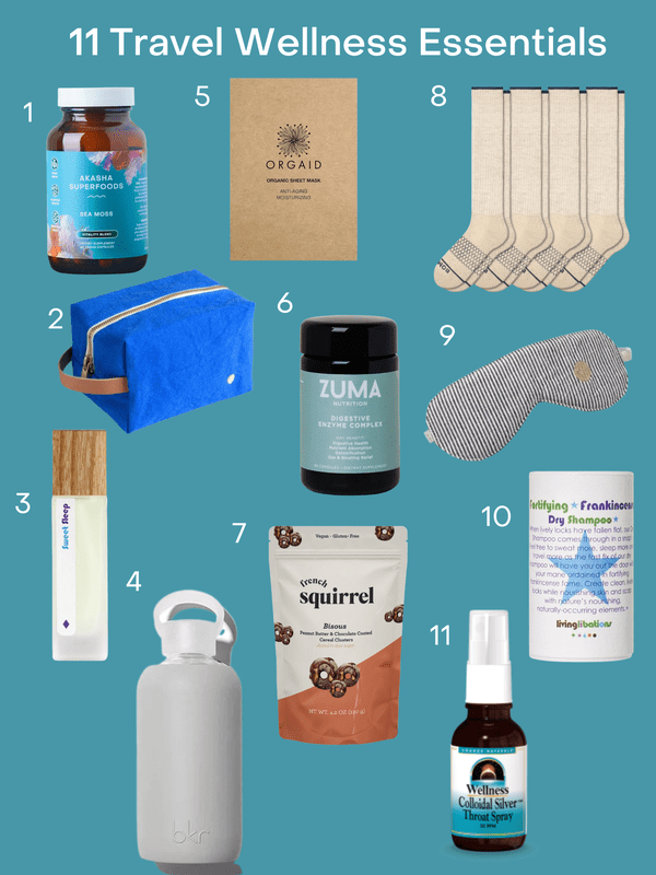 11 Travel Wellness Essentials